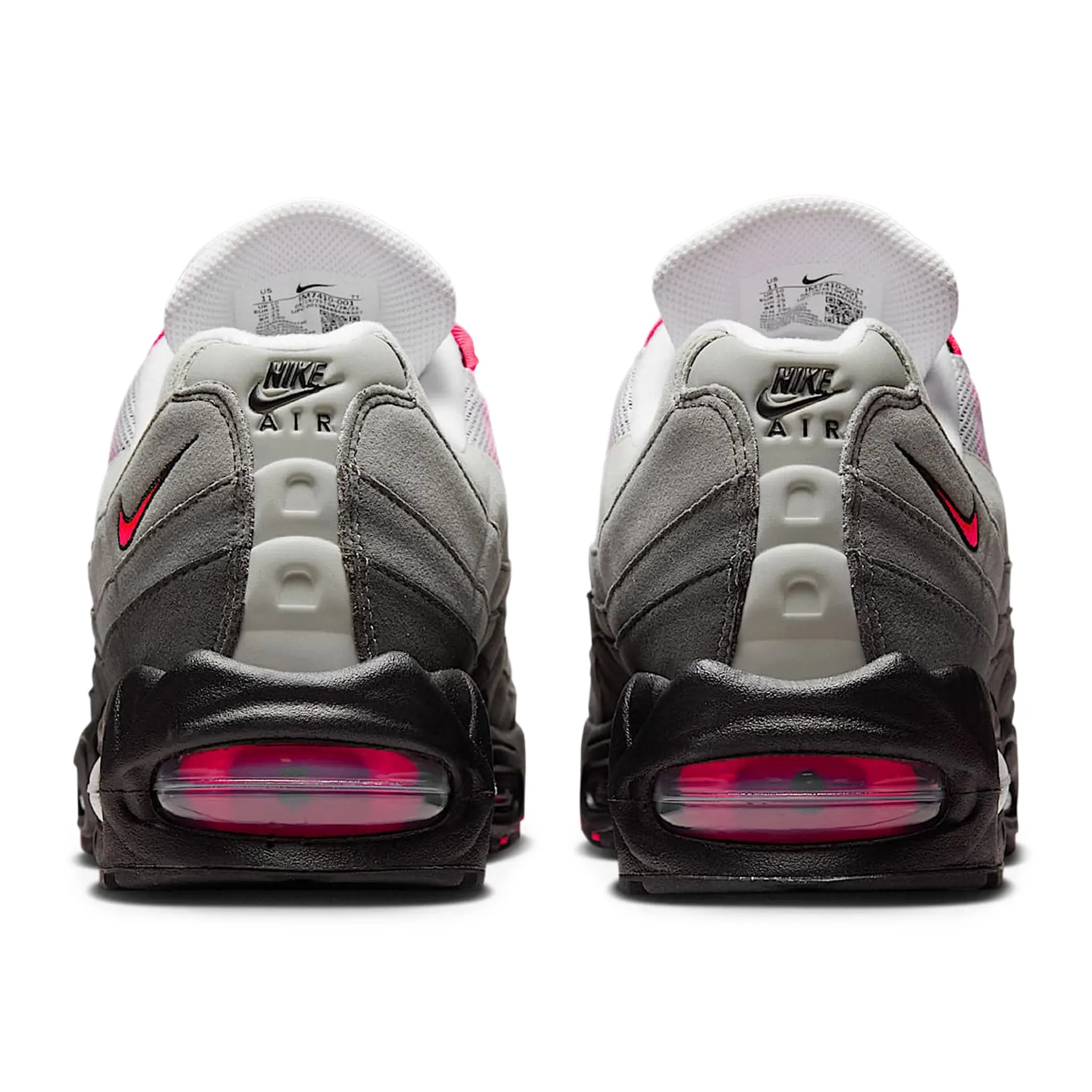 Back View of Nike Air Max 95 Solar Red (2025) IM7410-001
